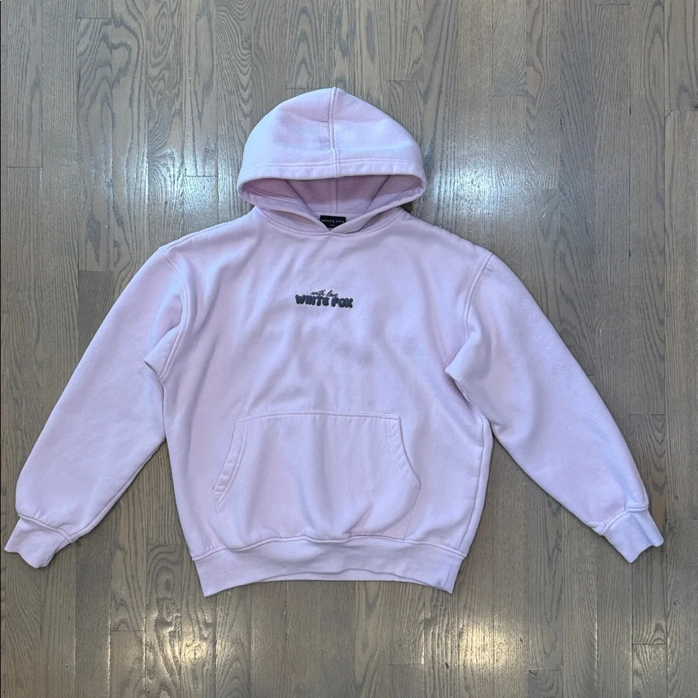 White Fox With Love In The Moment Oversized Hoodie - Picture 6 of 10